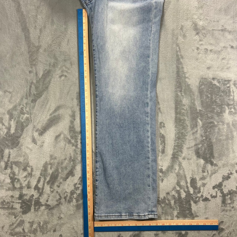 VERVET Flare Jeans Womens 29x31 Light Blue 90s Vintage Style V3132 Stretch Y2K - Picture 14 of 14
